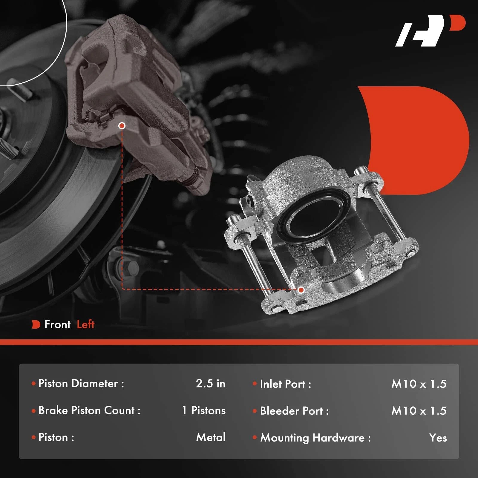 Front Left Brake Caliper for Chevy Blazer (1995-1997)