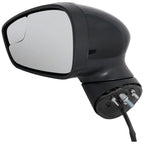 Power Mirror for Ford Fiesta (2011–2018) Left Side Manual Fold Paintable