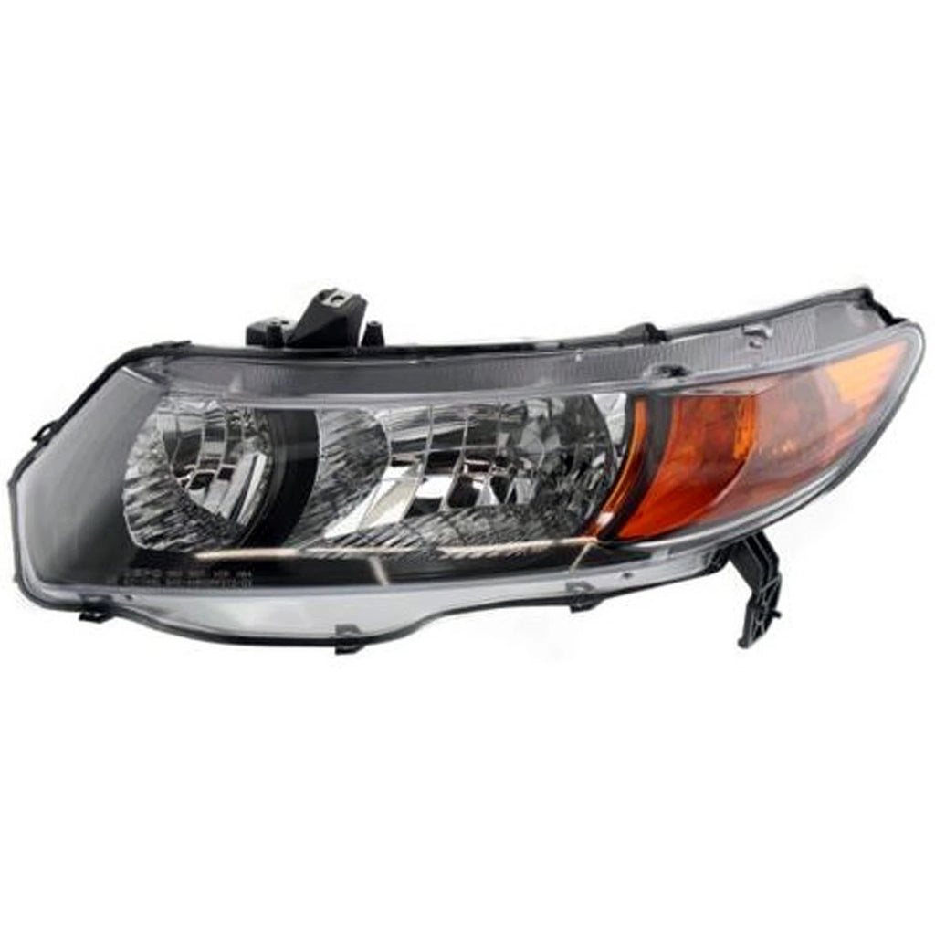 Replacement Amber Driver Side Head Light Lens/Housing (See compatibility Chart)