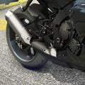 Black Front Foot Pegs for Yamaha R1 R1S R1M (1998–2024)