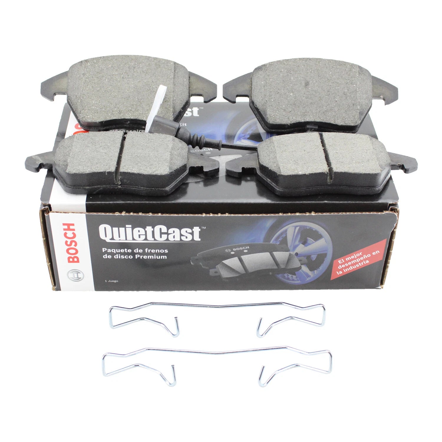Set of 4 Bosch QuietCast Front Ceramic Brake Pads for Audi A3 TT VW Beetle Jetta