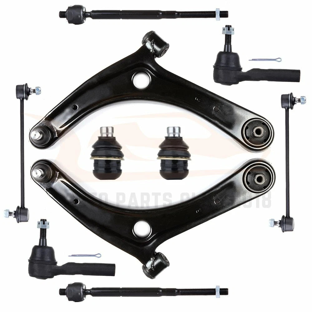 Set of 10 Suspension Front Tie Rod Ends & Sway Bar Links for Jeep Compass & Patriot (2007–2017)
