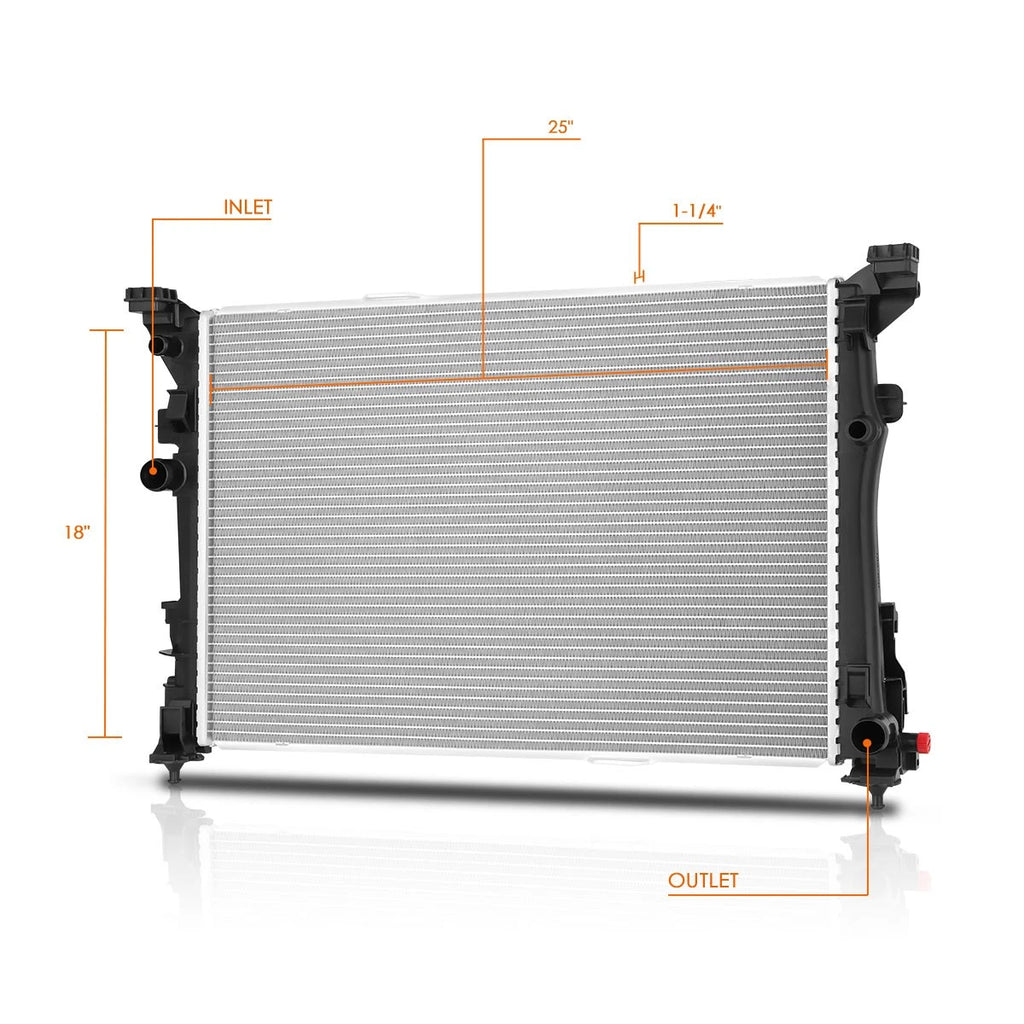 Aluminum OE Style Radiator for Benz CLA250/CLA GLA45 AMG (2014–2017) DPI-13432