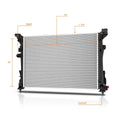 Aluminum OE Style Radiator for Benz CLA250/CLA GLA45 AMG (2014–2017) DPI-13432