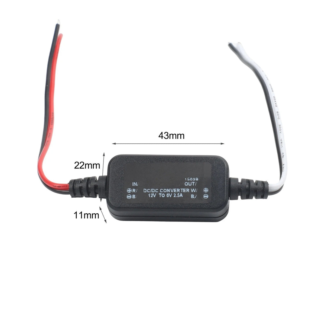 12V to 6V DC Converter for Automotive Applications (Waterproof, Dustproof)
