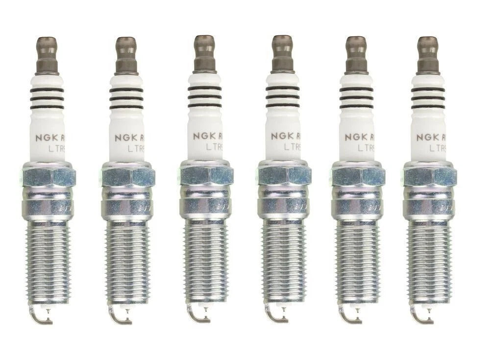 Set of 6 NGK Ruthenium HX Spark Plugs for Chevy GMC Ford Lincoln Saab