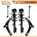 Front Struts with Coil Spring Suspension Kit for Dodge Caliber Jeep Patriot (2007–2012)