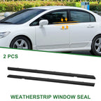 2pcs Rear Weatherstrip Window Seal No. 72950TR0A01 for Honda Civic 