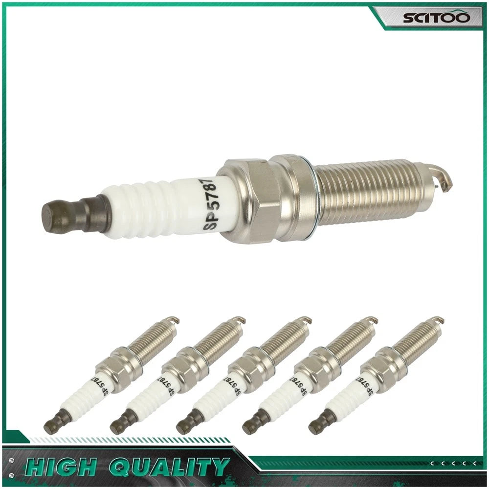 Set of 6 Iridium Spark Plugs for Acura MDX ZDX (2010–2013) RL (2009–2012) 3.7L