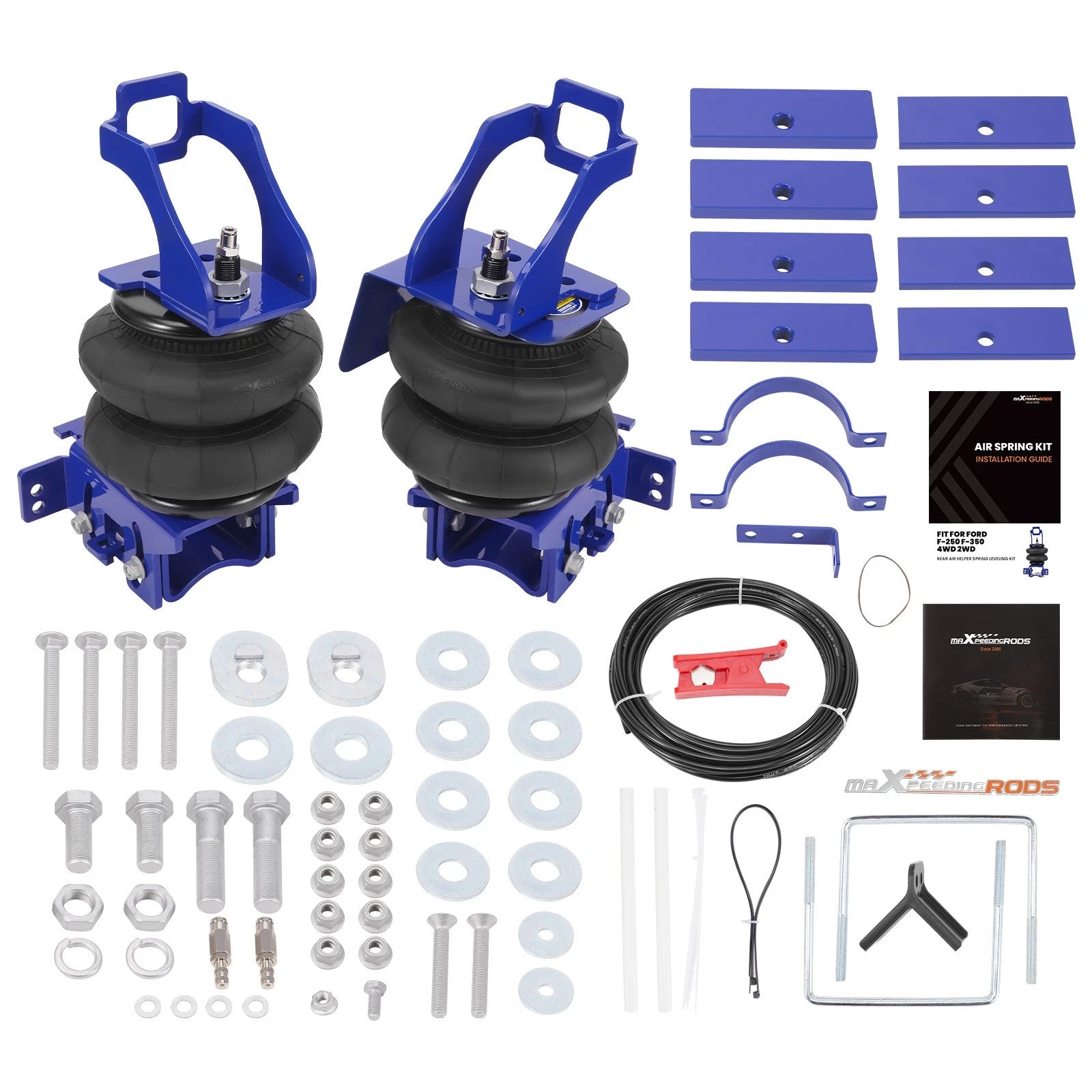 Air Spring Bag Tow Assist Kit for Ford F250 F350 4WD 2WD (1999–2004)