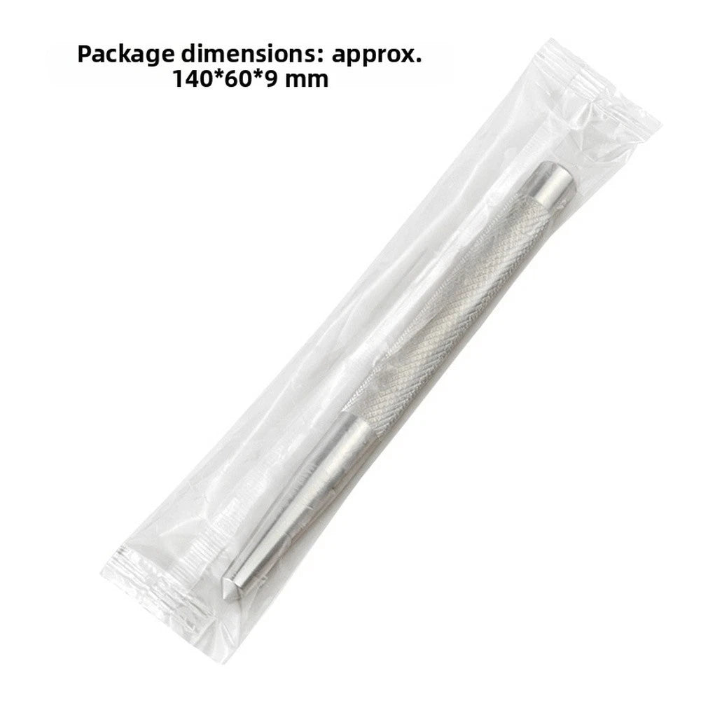 Center Punch for Accurate Drill Start Points on Stainless Steel