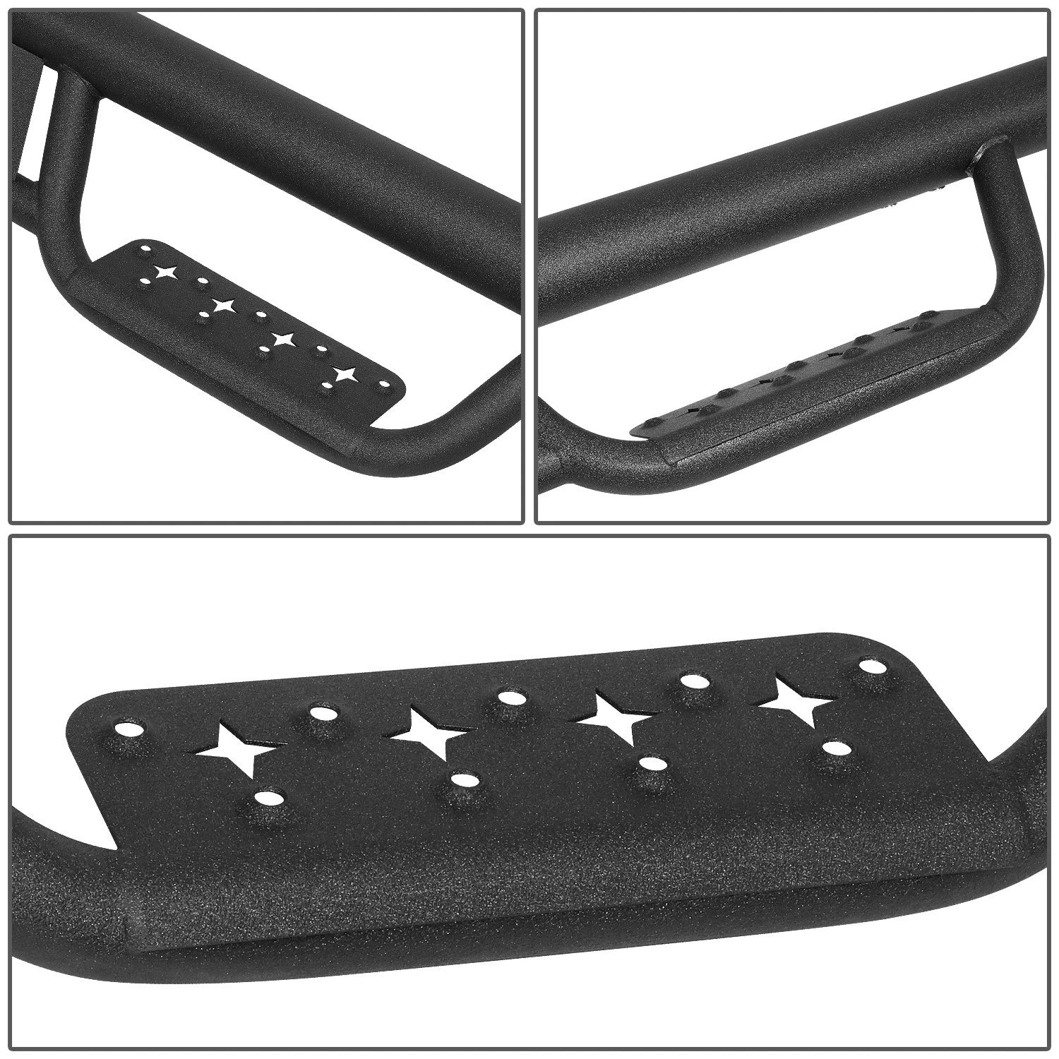 J2 Nerf Step Bars Running Board for Jeep Wrangler JK Unlimited (2007–2018)