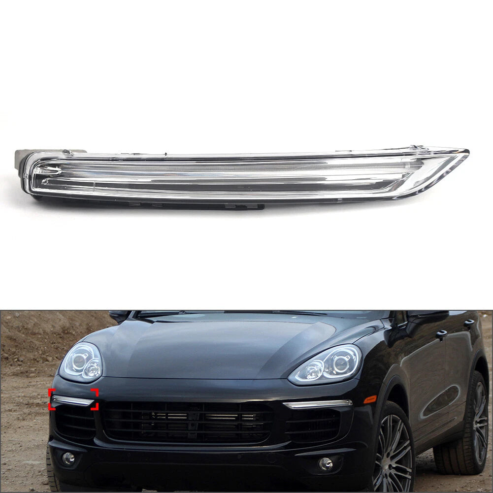 Right Side Daytime Running Light Fog Light for Porsche Cayenne 958 (2015–2018)