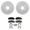 Front Rotors & Blue Ceramic Disc Brake Pad Kit for Ford Explorer (1991–2001)