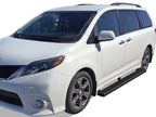 5" Matte Black Running Boards for Toyota Sienna (2011-2020)