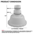 Vacuum Adapter for Summer Ground Pools (Cleaning Tools)