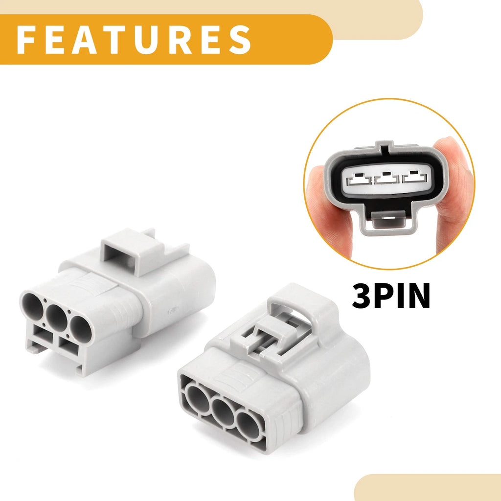 3 Pin Electronic Fan Control Connector Plug for Toyota 