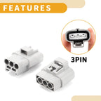 3 Pin Electronic Fan Control Connector Plug for Toyota 