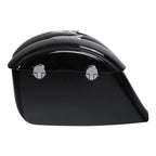 Black Painted Saddlebag with Electronic Latch Key for Indian Chieftain (2014–2023)