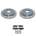 DuraGo Rear Rotors & Akebono ProACT Ceramic Brake Pads Kit for GMC Acadia (2007–2016)