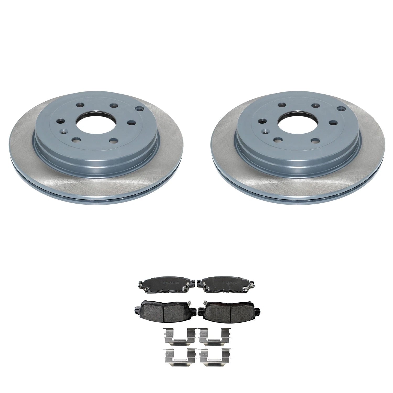 DuraGo Rear Rotors & Akebono ProACT Ceramic Brake Pads Kit for GMC Acadia (2007–2016)