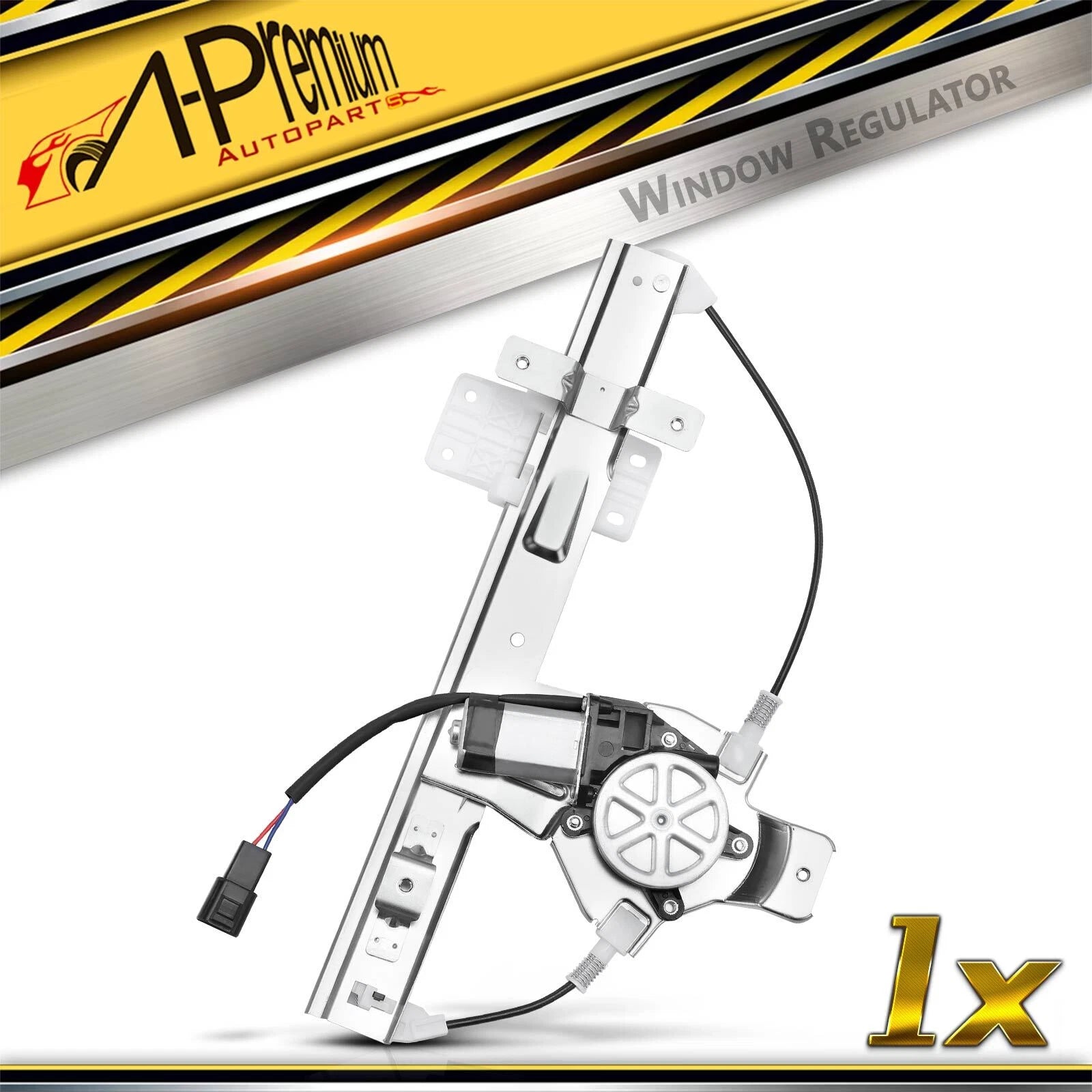 Rear Driver Side Power Window Regulator with Motor for Chevy Cobalt (2005–2010)