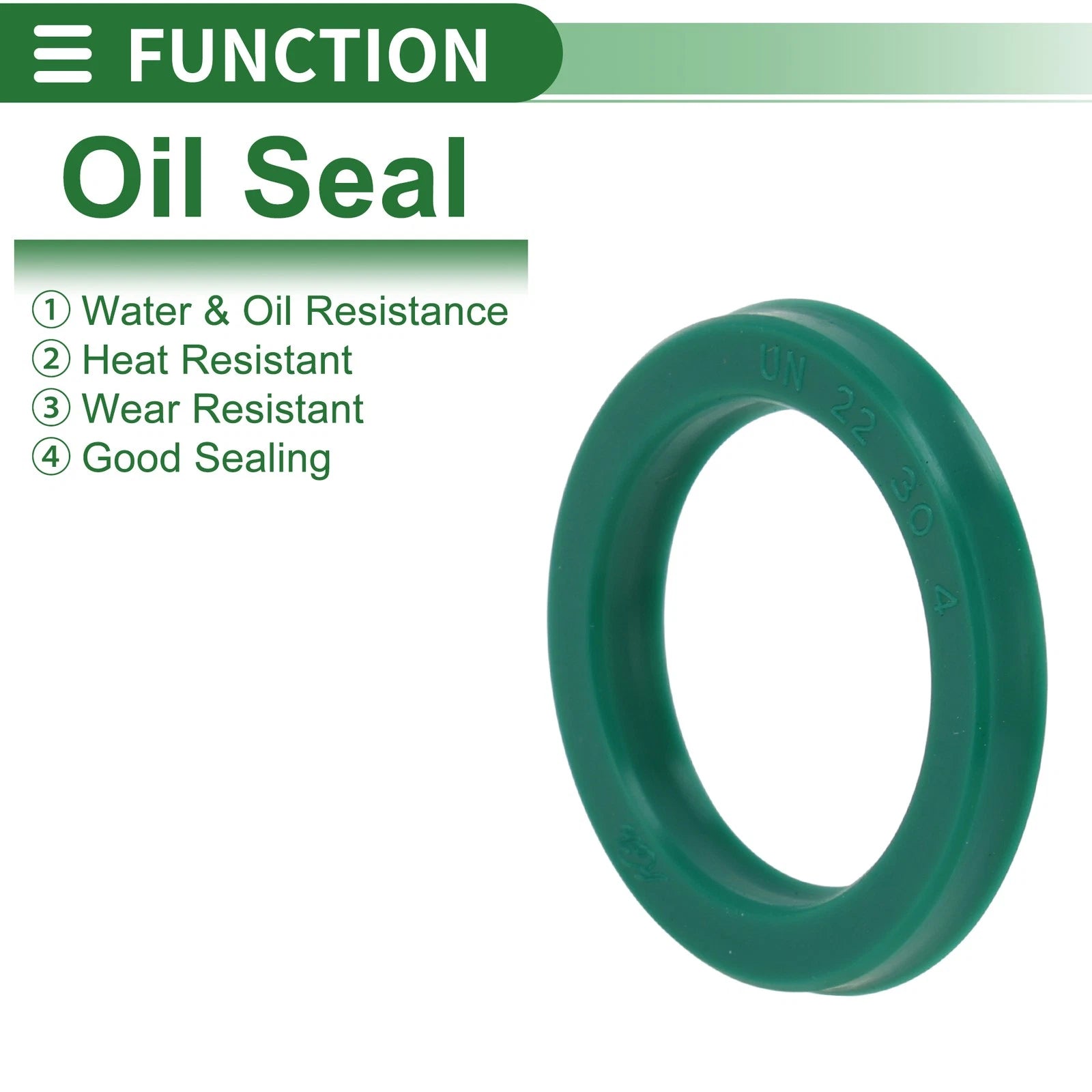 Set of 5 Oil Seal Ring 22x30x4mm for Rotary Shaft (High Pressure)