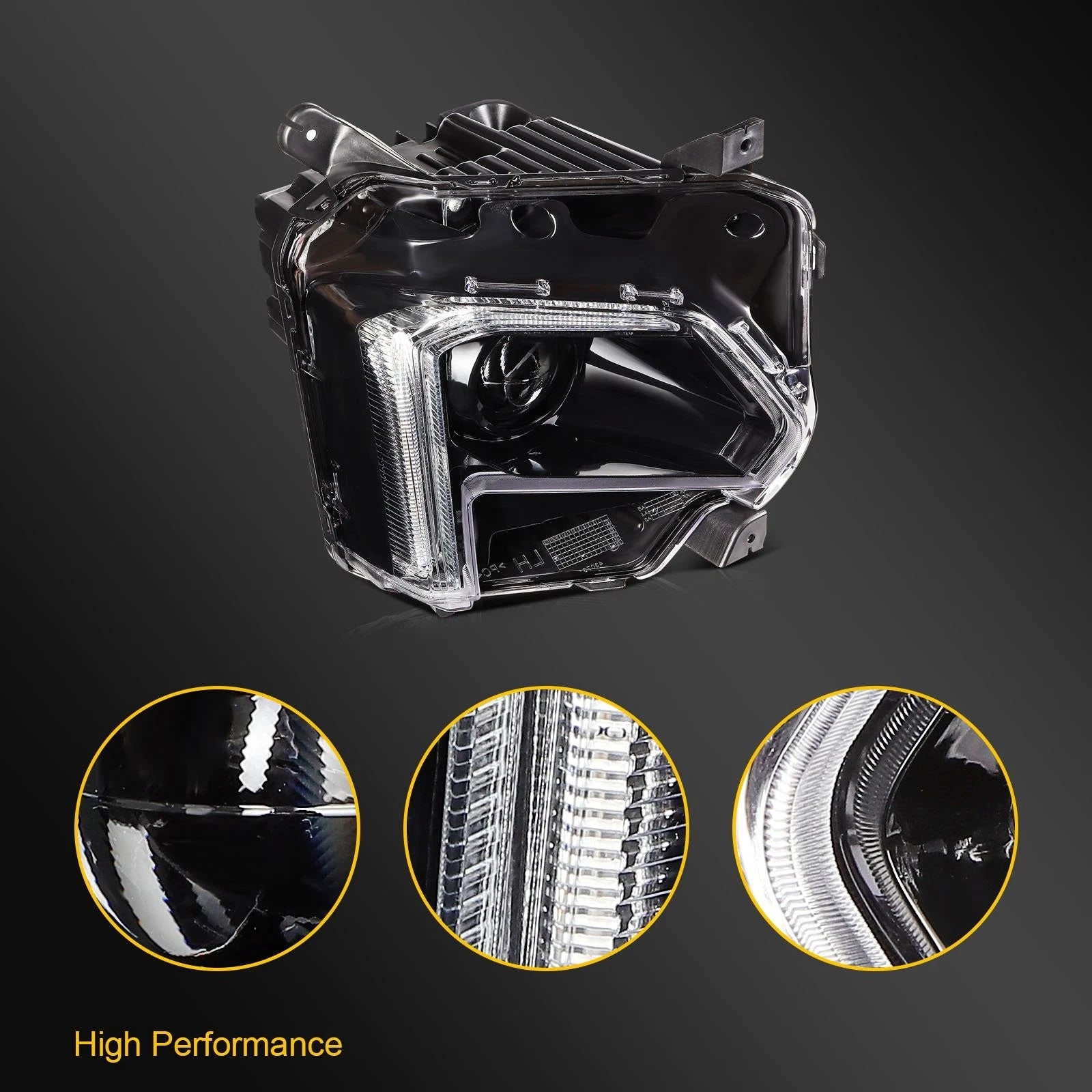 Passenger Side LED Headlight with Projector for Chevy Traverse (2022–2024)