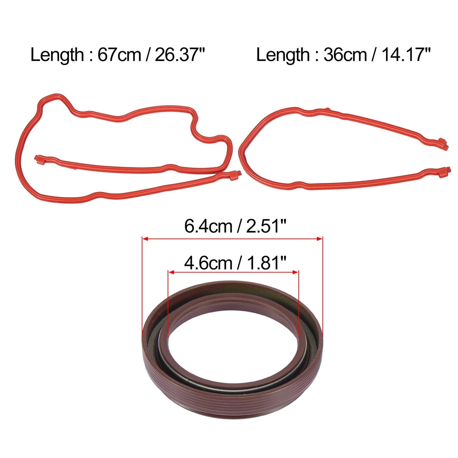 Set of 1 Timing Cover Gasket MA-4216927407 for Ford F150 F250 E250 E350