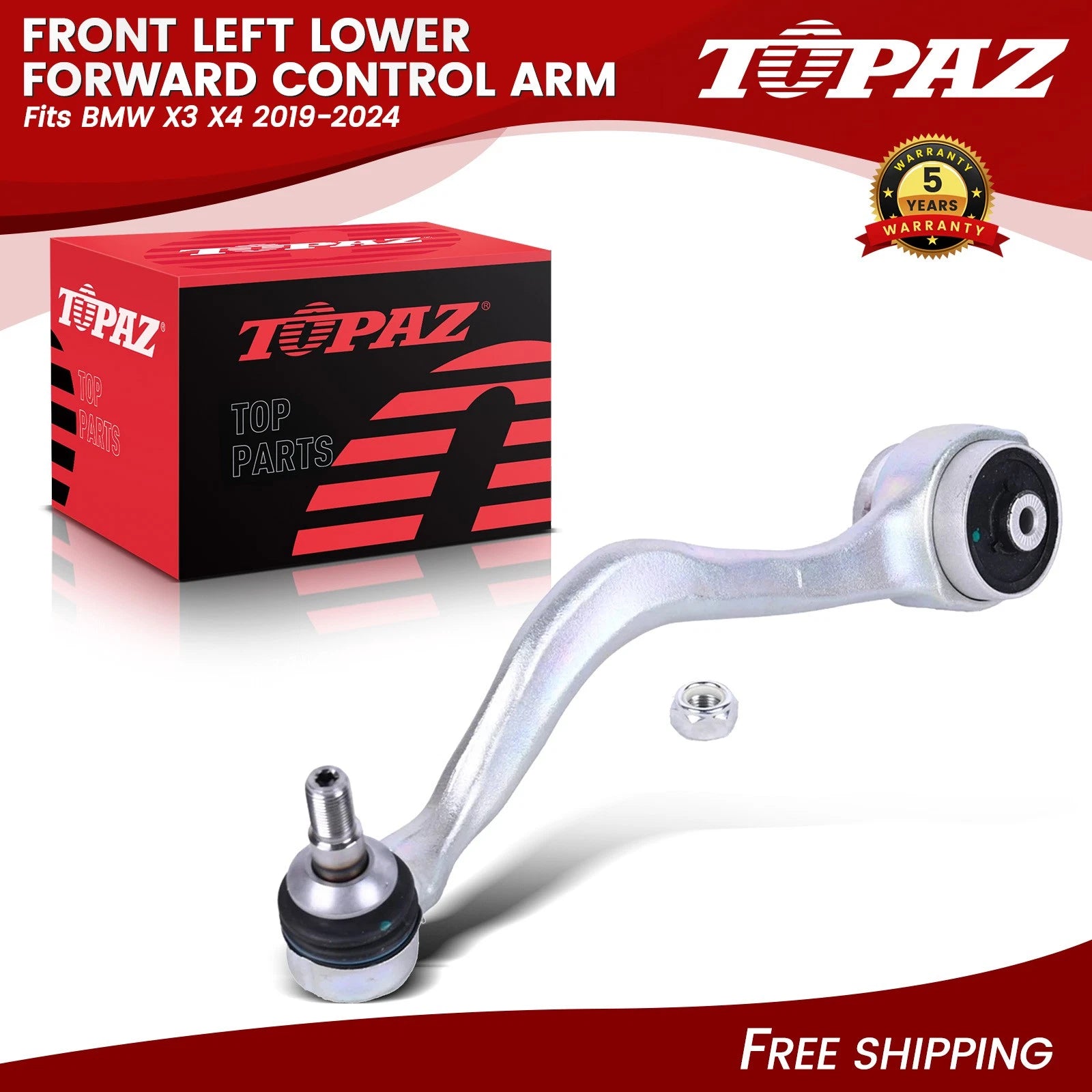 Front Left Lower Control Arm for BMW X3 X4 (2019–2024)