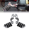 Foot Pegs for Harley Davidson Road King, Street Glide (1-1/4" Bars)