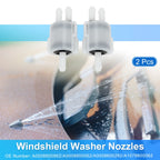 Set of 2 Windshield Washer Nozzles for Mercedes-Benz 123 (1976–1987) No.A0008600862
