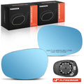 2X Blue Mirror Glass with Power Adjust for BMW 1 Series (2004–2013)
