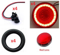 4" Red LED Stop Light Replacement with Red Lens for Mitsubishi Mirage (2014–2020)