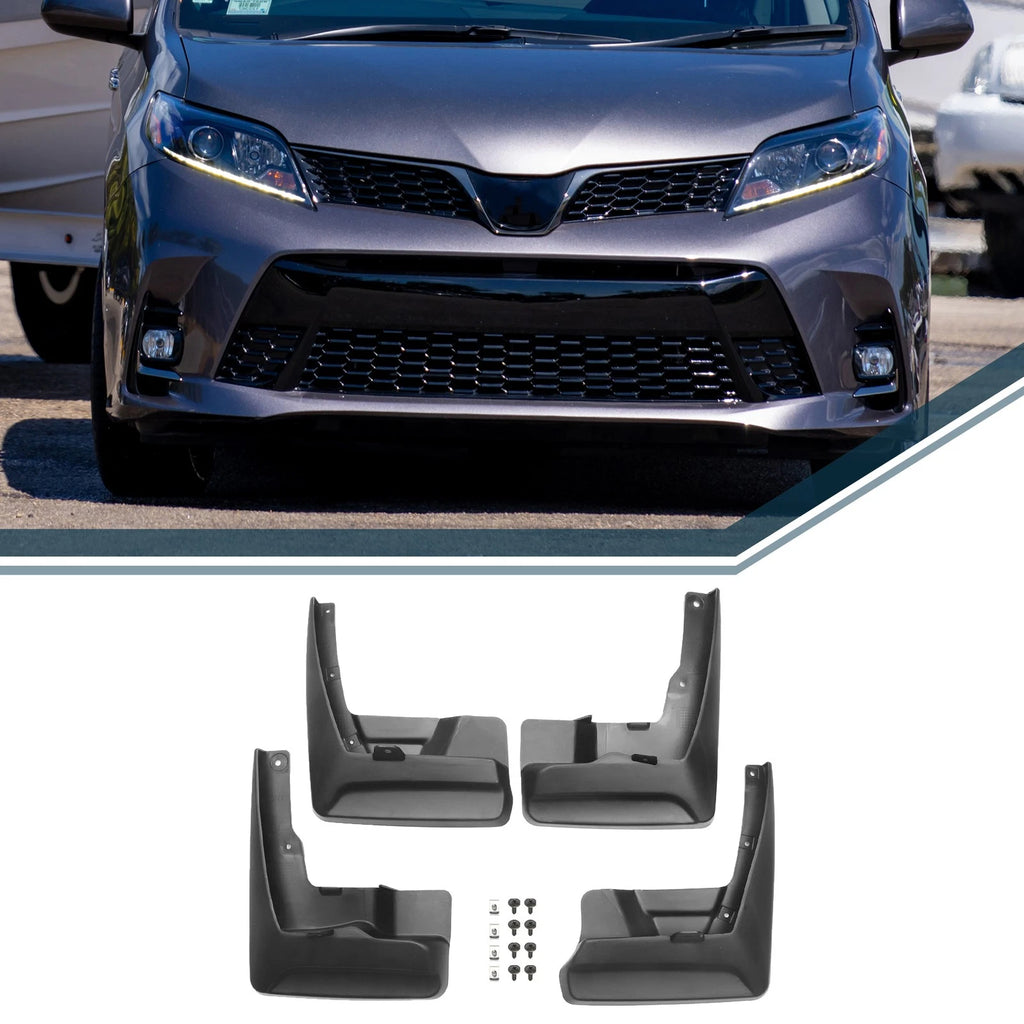 Mud Flap Splash Guard for Toyota Sienna (2011–2017)