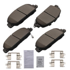 Set of 4 Front Ceramic Brake Pads for Honda Accord (2013–2023) D1654