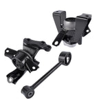 3X Engine Motor Mount Set for Mitsubishi Mirage/Mirage G4 (2014–2022)