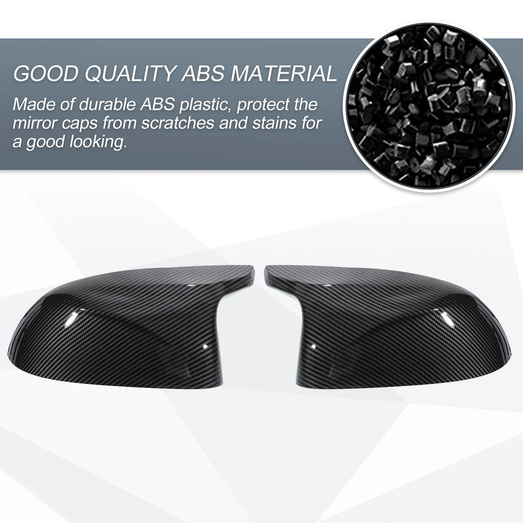 Carbon Fiber Door Mirror Cover Caps for BMW X5 F15 X6 F16 X3 F25 LCI X4