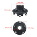 Set of 2 Trailer Hub Kits for 5x5" Hubs (3500 lbs Axle)