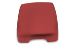Leather Console Lid Armrest Cover for Infiniti FX35 (2009–2012) Red Black Stitch