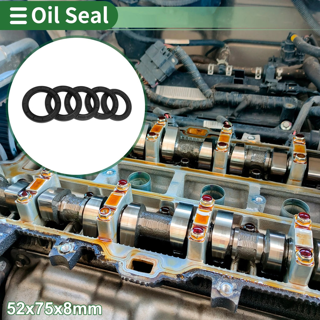 Oil Seal   - NBR Rubber 52x75x8mm
