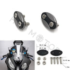 Mirror Block Off Plates for BMW S1000RR (2013–2018) Gray