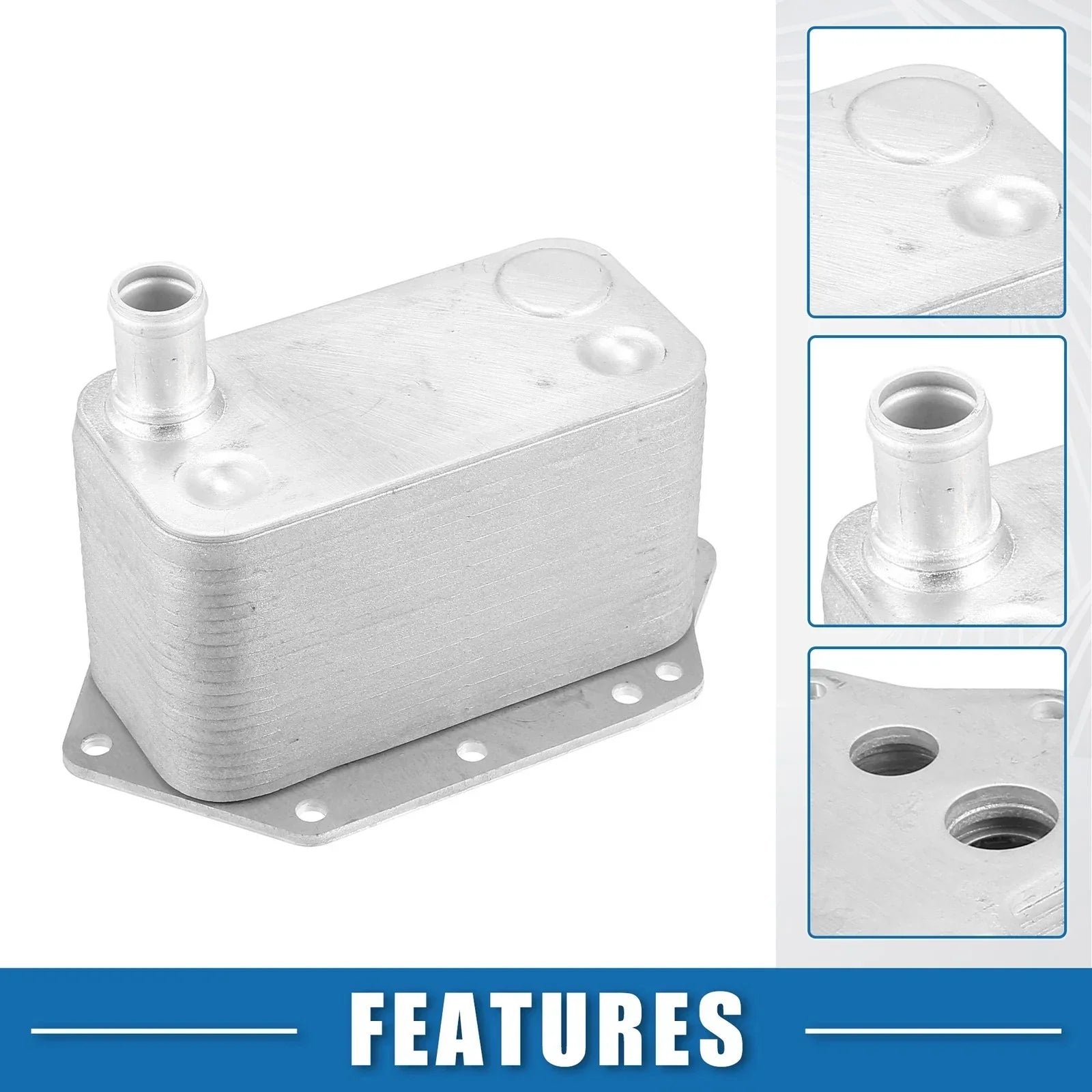 Oil Cooler for BMW X5 (2009 - 2013) Silver Tone