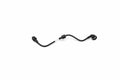 Genuine OEM Engine Coolant Overflow Hose for BMW X3 M40i, X4 (2018–2019) 17125A022D6
