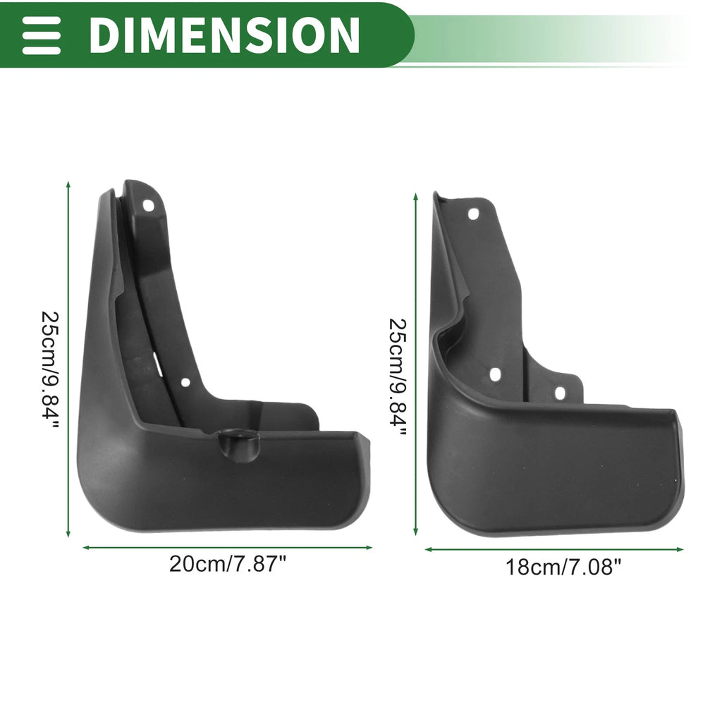 Mud Flaps Splash Guards for Honda Inspire (2023–2024)