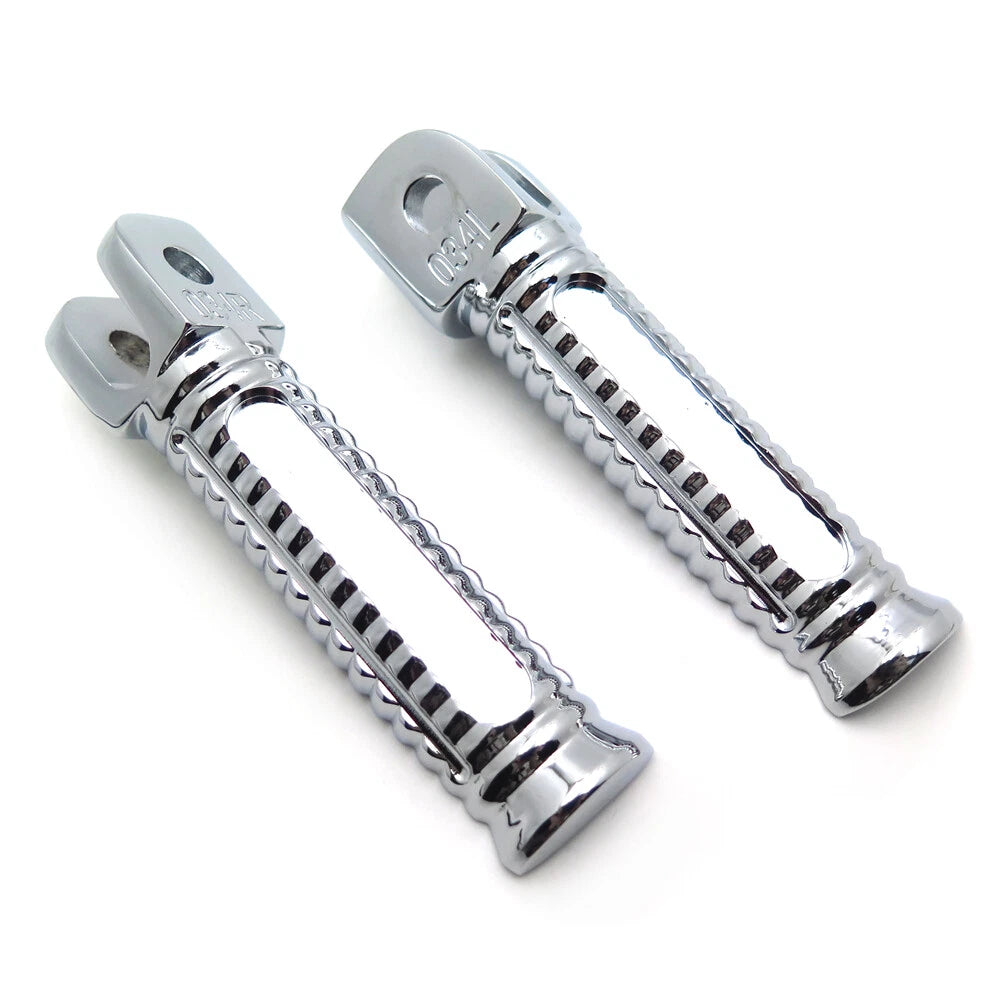 Front Dirt Bike Foot Pegs for Suzuki GSXR 600 1000 GSX-R 750 (2000–2013) Chrome