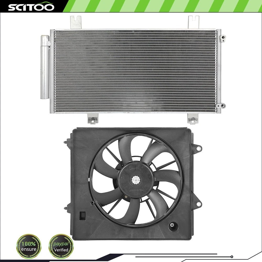 A/C Condenser and Fan Kit for Honda Fit (2015–2020)