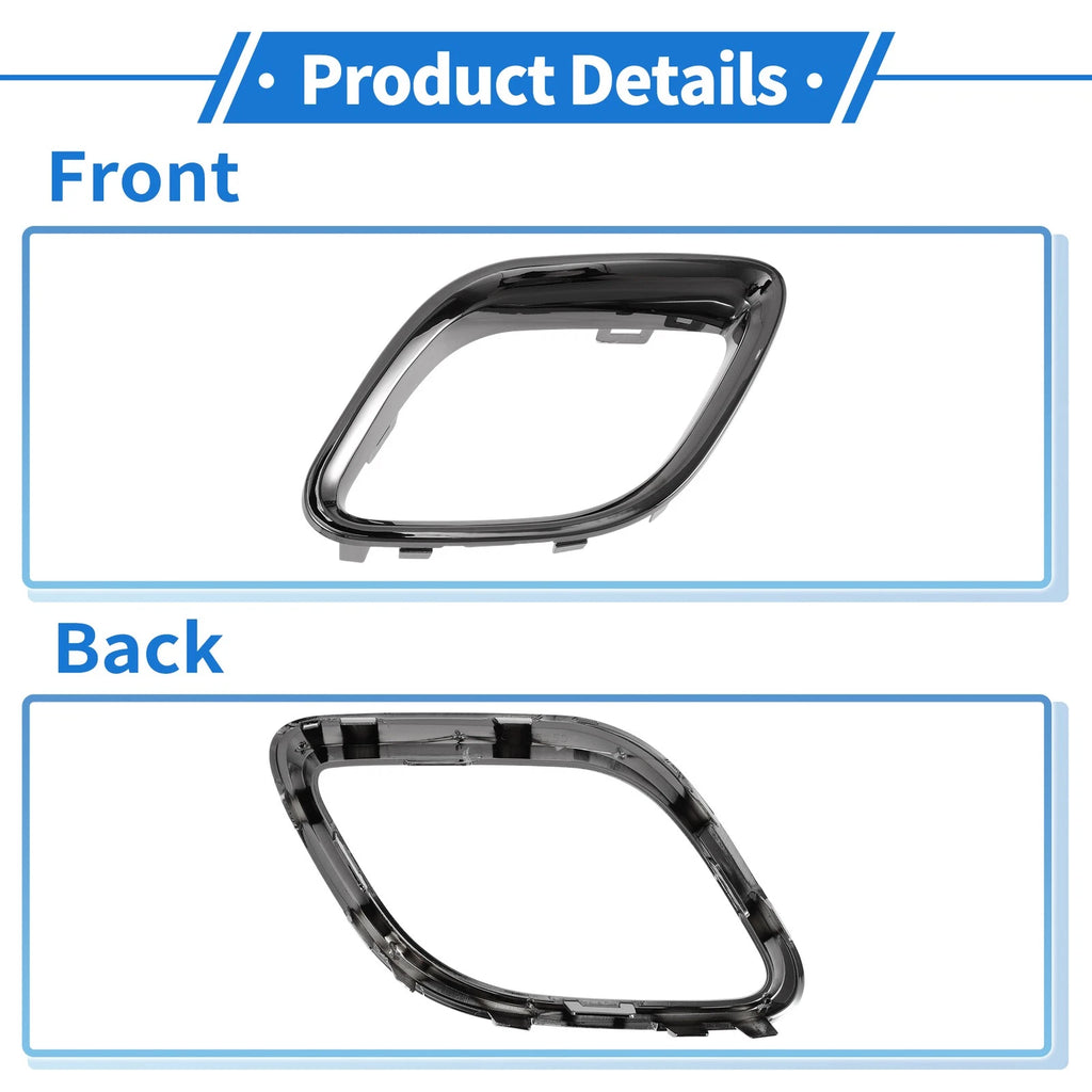 1 Pc Fog Light Grill for Buick Envision (2021–2023) No. 84925161 Black