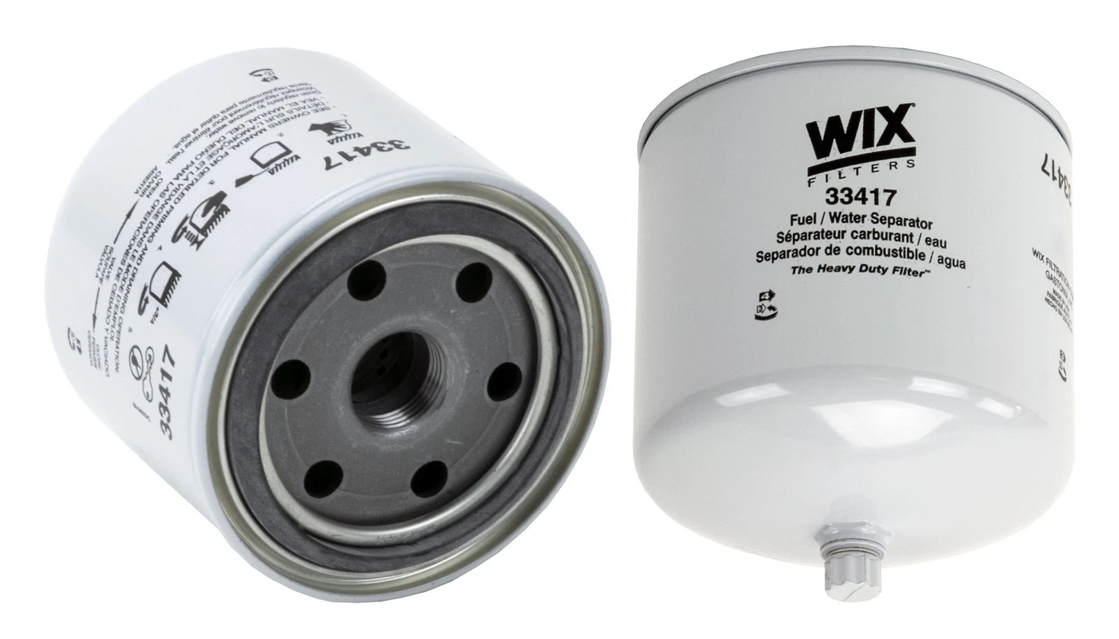 WIX Fuel Water Separator Filter 33417 for