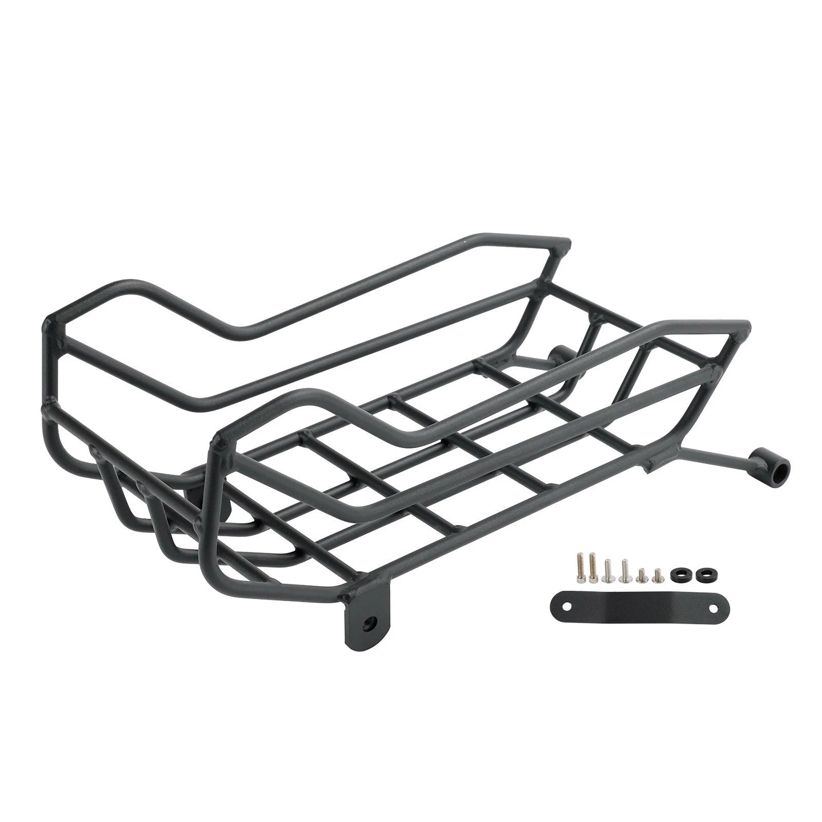 Black Center Rack Carrier Basket for Honda CC110 Cross Cub 110 (2023–2024)